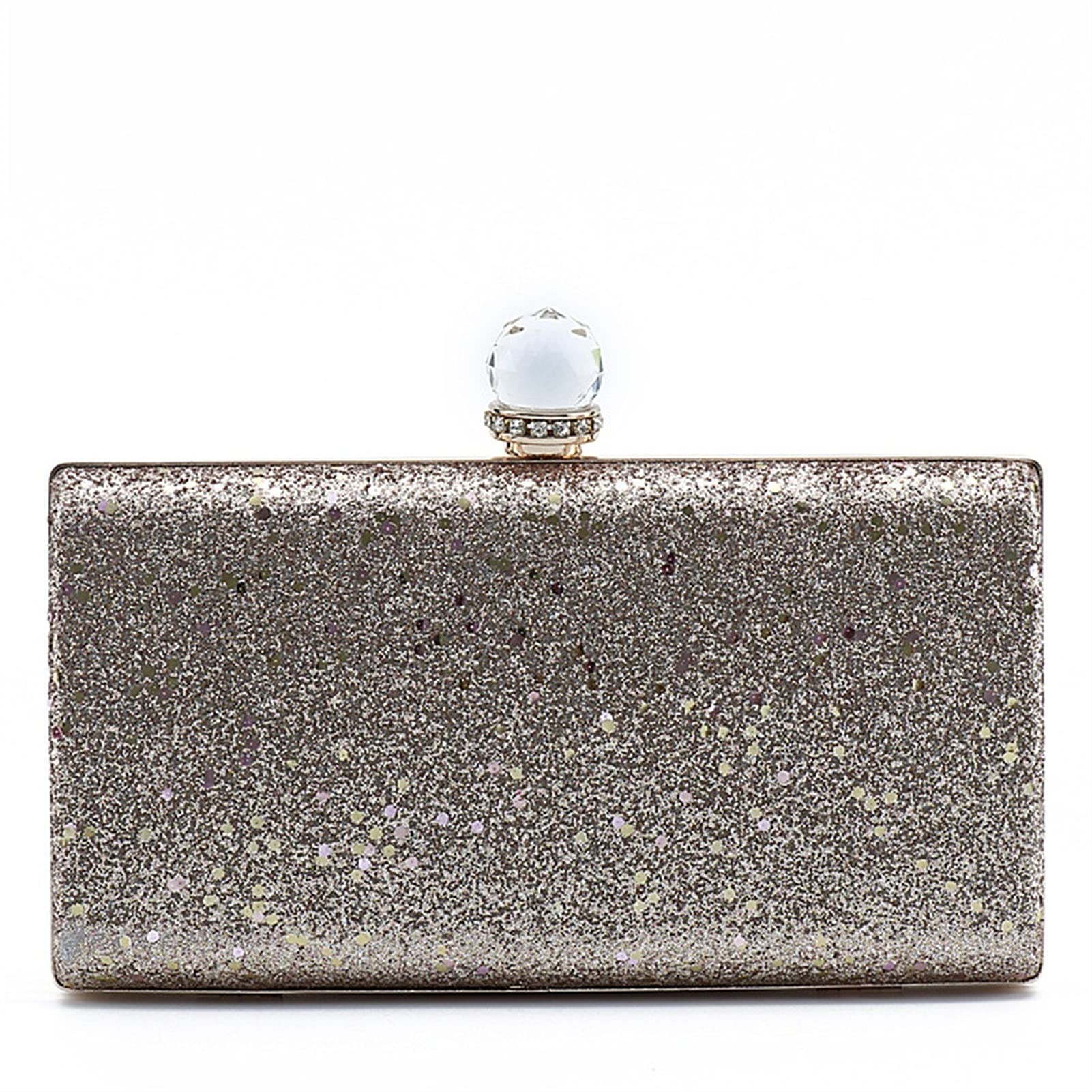 Bolso de Noche Mujeres Clutch Fiesta Ceremonia, Bolso de embrague de noche elegante Bling Bling lentejuelas Rhinestone de noche cóctel nupcial Prom Mensajero monedero bolso Crossbody Bolso Nupcial Clá