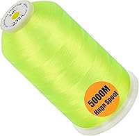 Vista 150 de New brothread - Bobina única de 5000 m de hilo de poliéster para máquina de bordar 40WT para máquinas comerciales y domésticas - Marigold