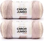 Caron CAR Fils de marbre Jumbo Ombre Carrara - 2 Boîte de 340g/12 oz - 100% Acrylique - #4 Pire (moyen) - 595 Jarrets - Tricot/Crochet