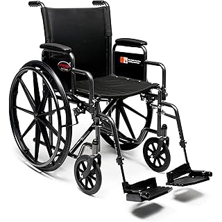 Everest & Jennings Advantage LX Wheelchair, Everyday Value for Adult Use, 18" Seat
