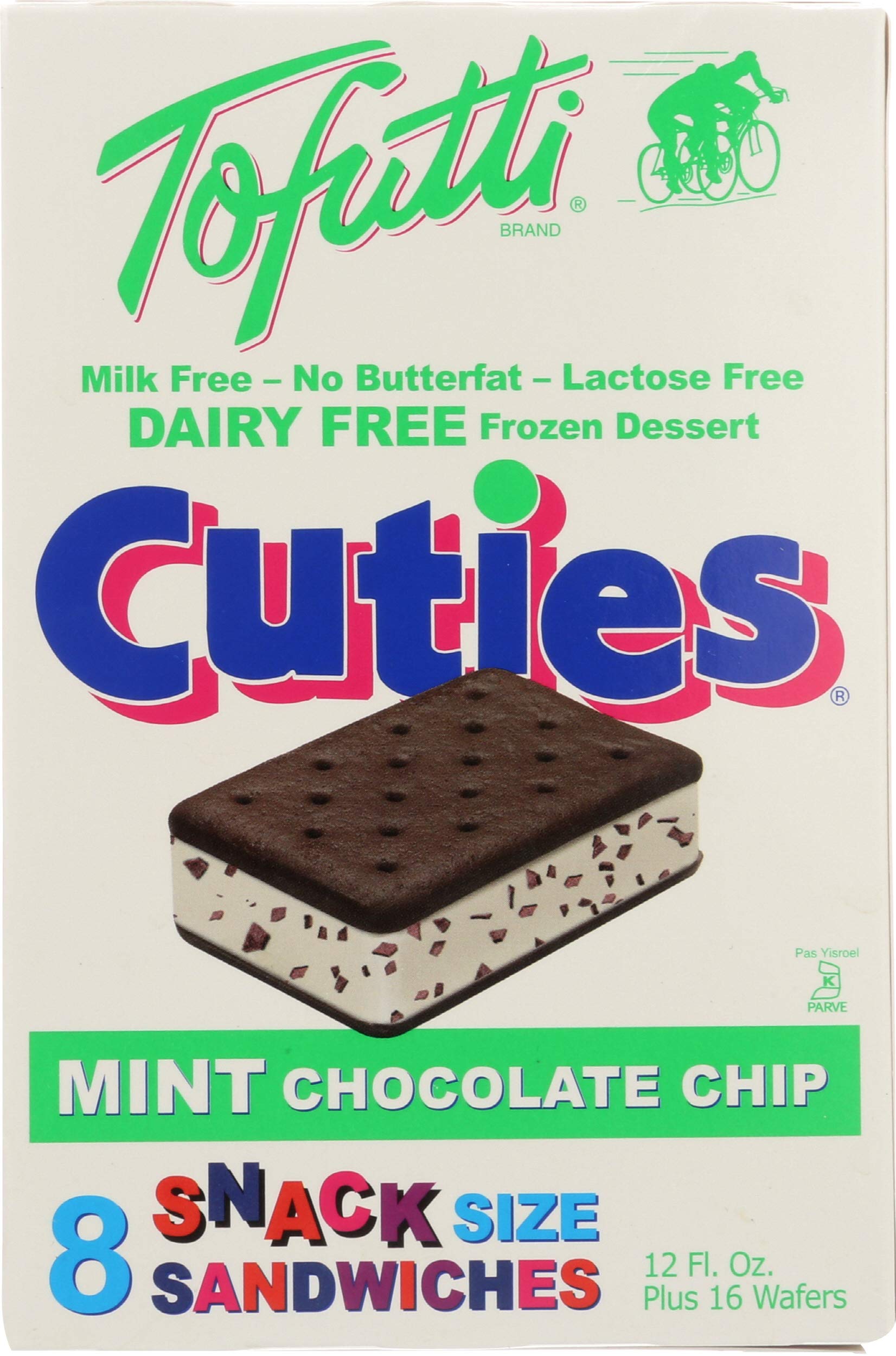 Tofutti, Tofu Cuties Mint Chocolate Chip Dairy Free, 12 Fl Oz