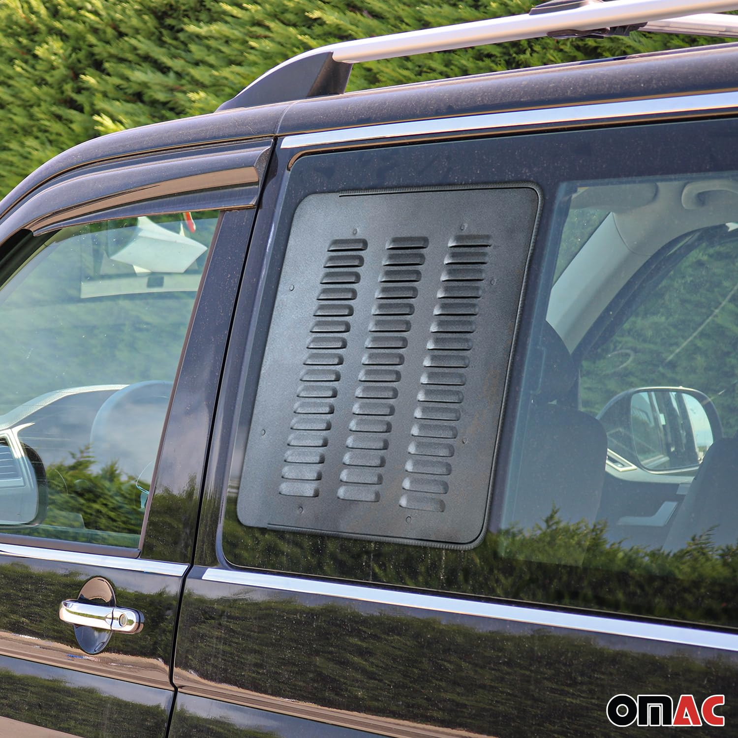 OMAC - Grilles de ventilation pour porte coulissante - Compatibles avec VW Transporter T5 T6 2003-2024 - Désenfumage