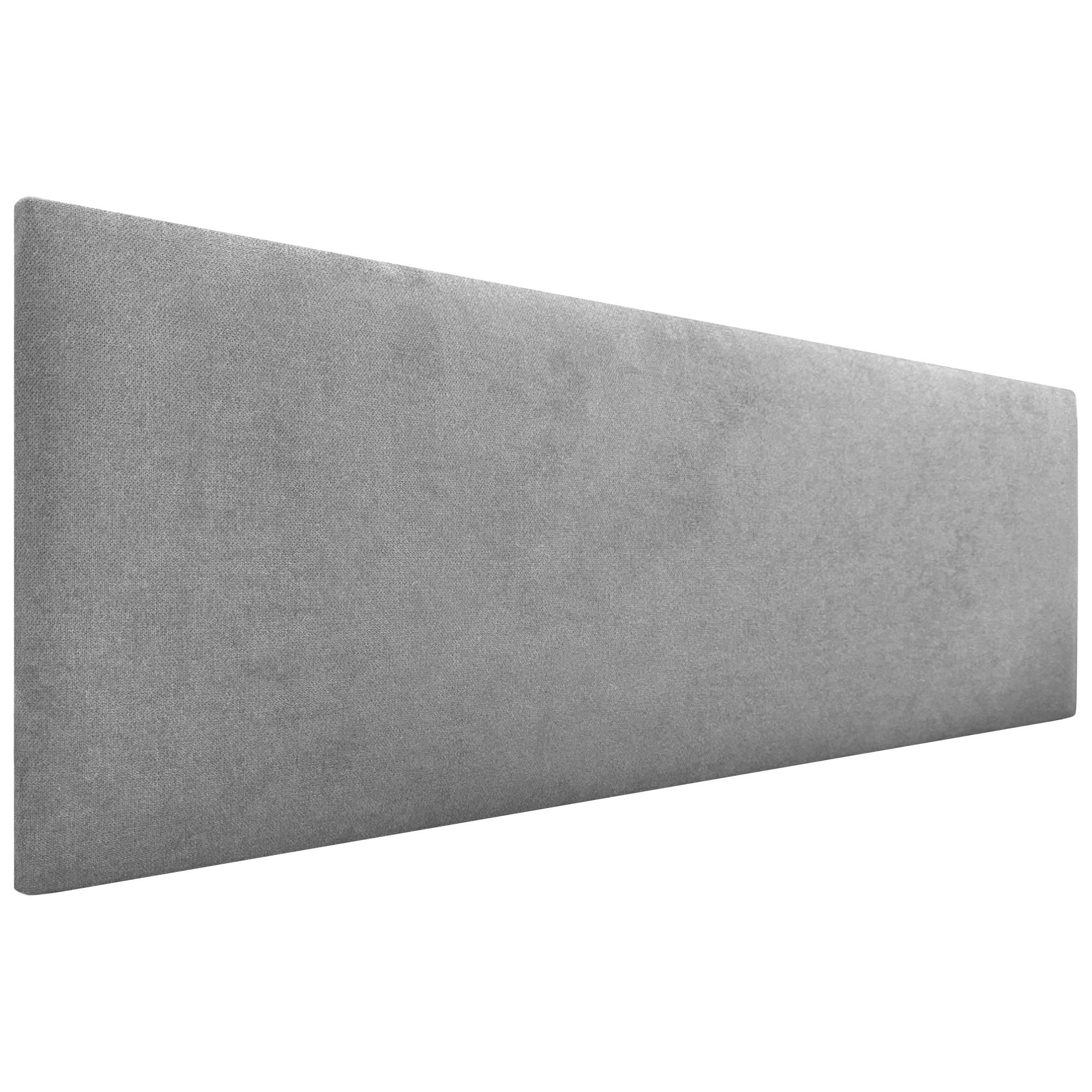 DHOME Cabecero de Polipiel o Tela AQUALINE Liso cabeceros Cabezal tapizado Cama Lujo (Tela Gris, 135cm (Camas 120/135/140))