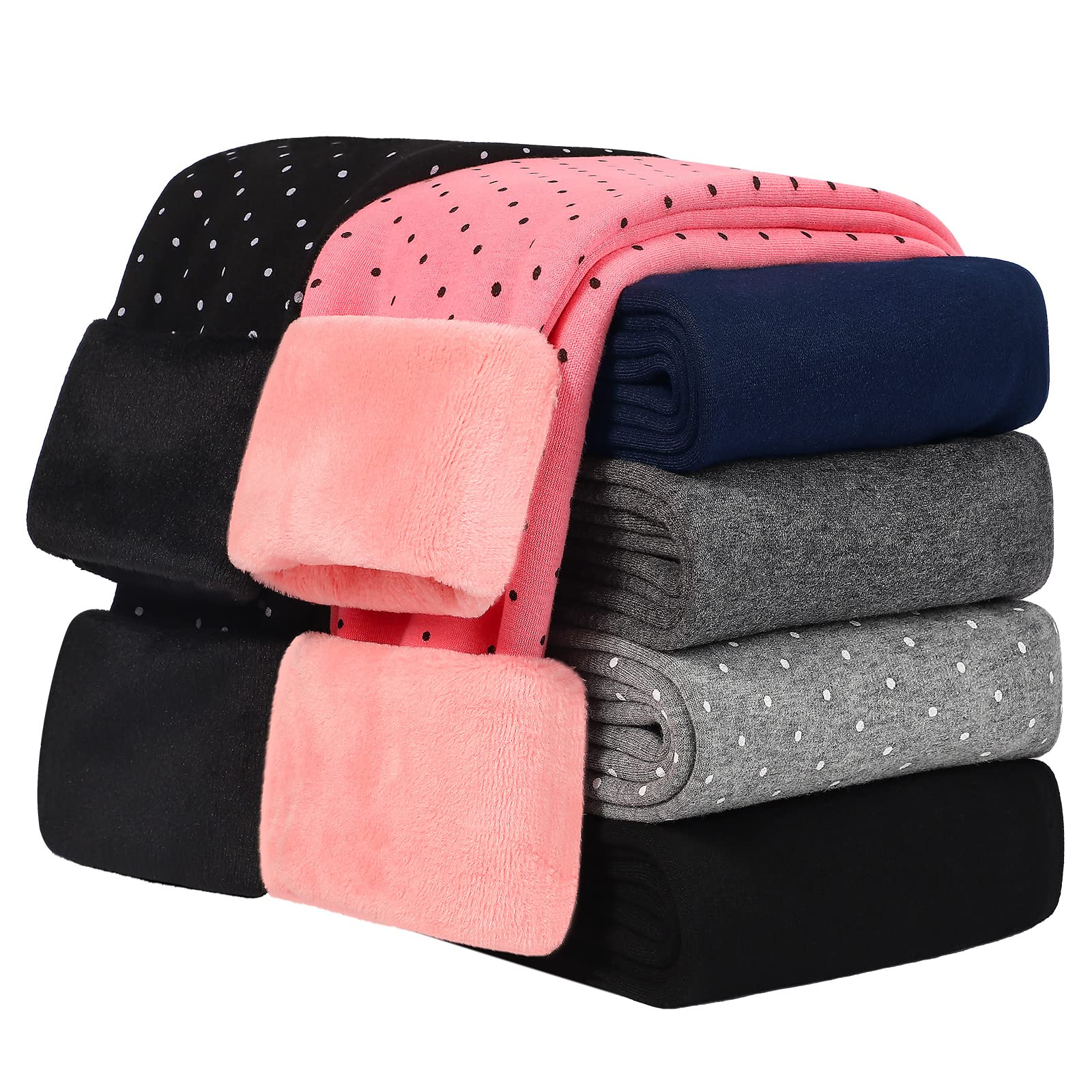 KEREDA Uitlopende broek voor meisjes, thermische leggings voor kinderen KEREDA Uitlopende broek voor meisjes, thermische leggings voor kinderen