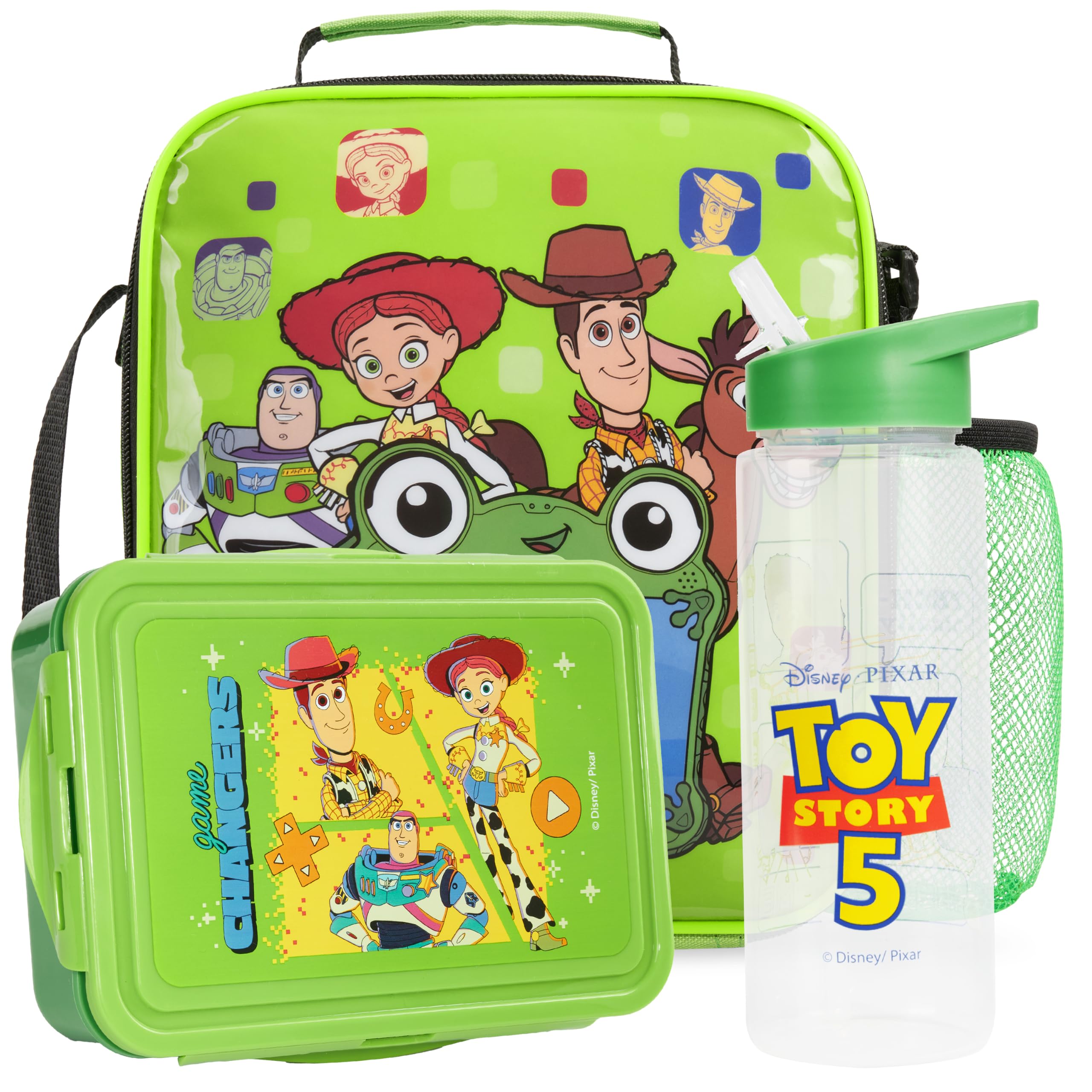 Get Trend Disney Toy Story Kids Lunch Bag Set with Bento Box & Bottle