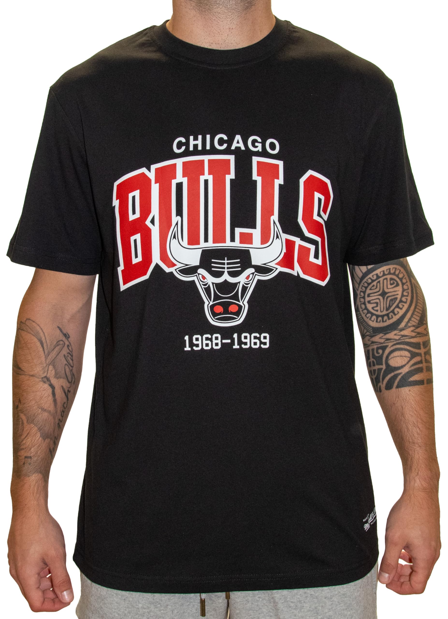 Mitchell & Ness Uomo T-Shirt NBA/HWC Team Arch Print
