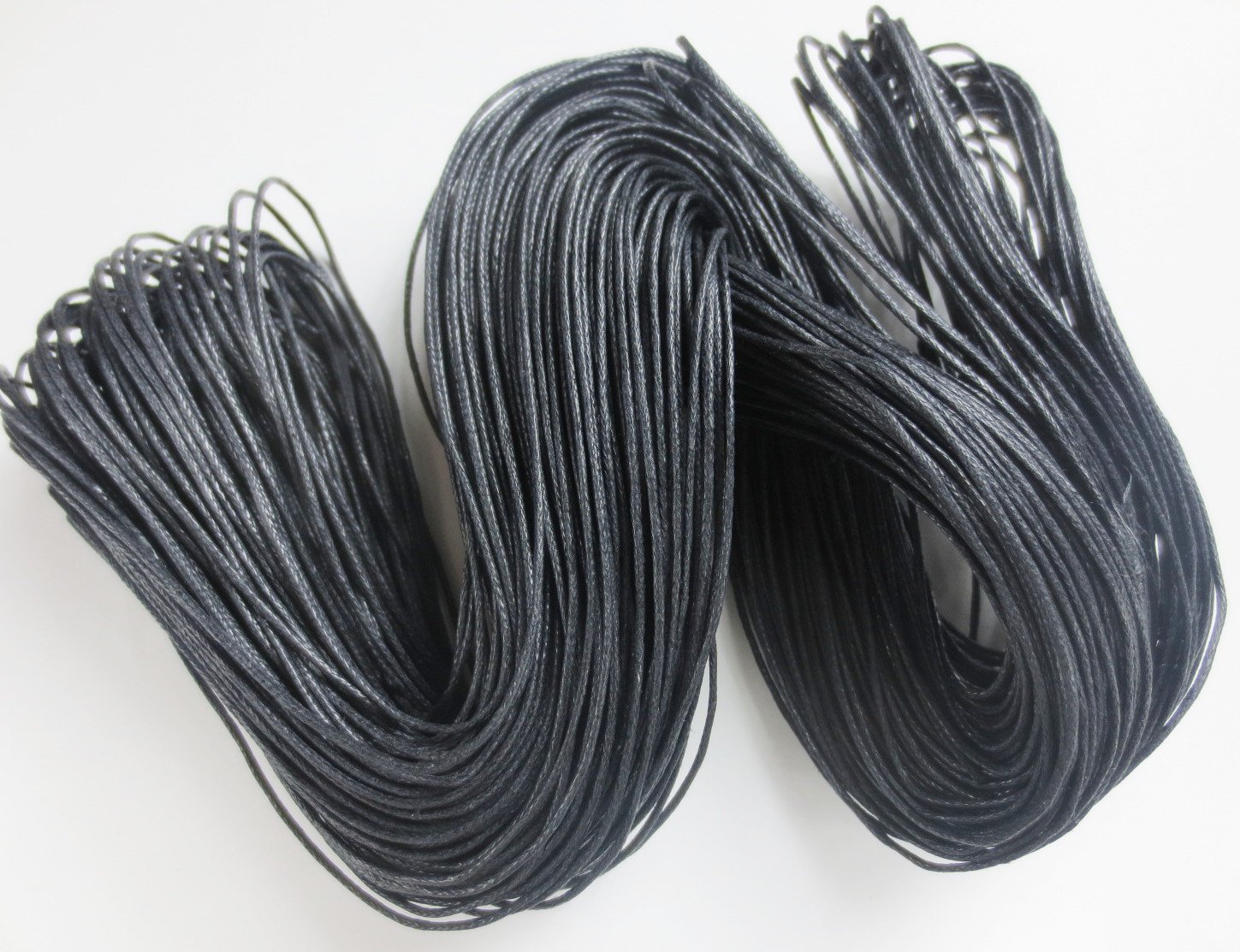 Amazon | ワックスコットンコード 1mm 80m ロープ 糸 紐 ネックレス 
