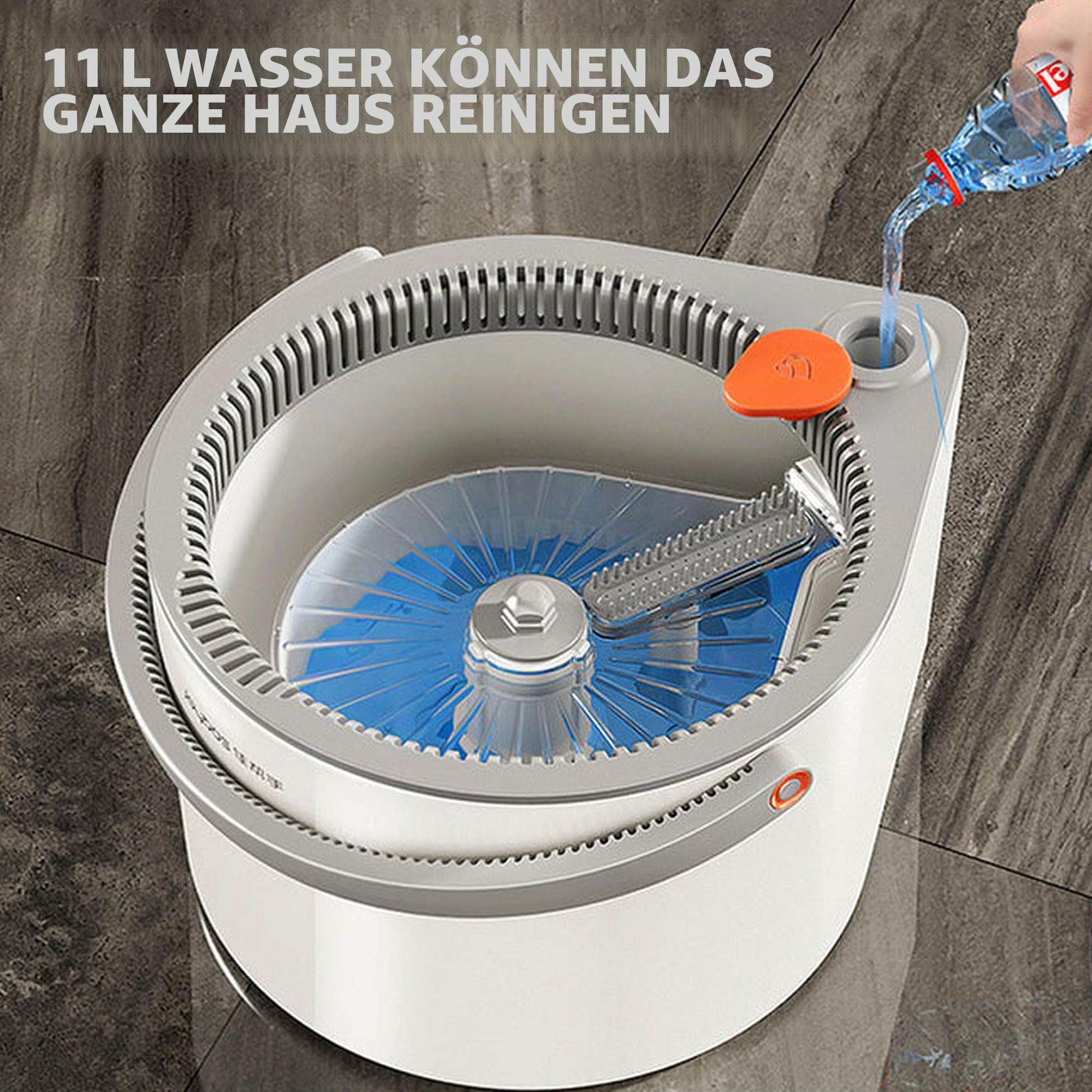 Joybos JOB184 Drehmopp und Eimer mit Abtropffläche