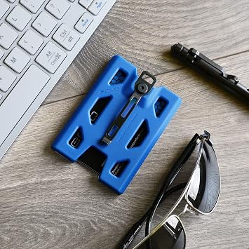GOVO T4 Badge Holder (Blue) + T3 Lanyard (U.S. Special Edition) Bundle
