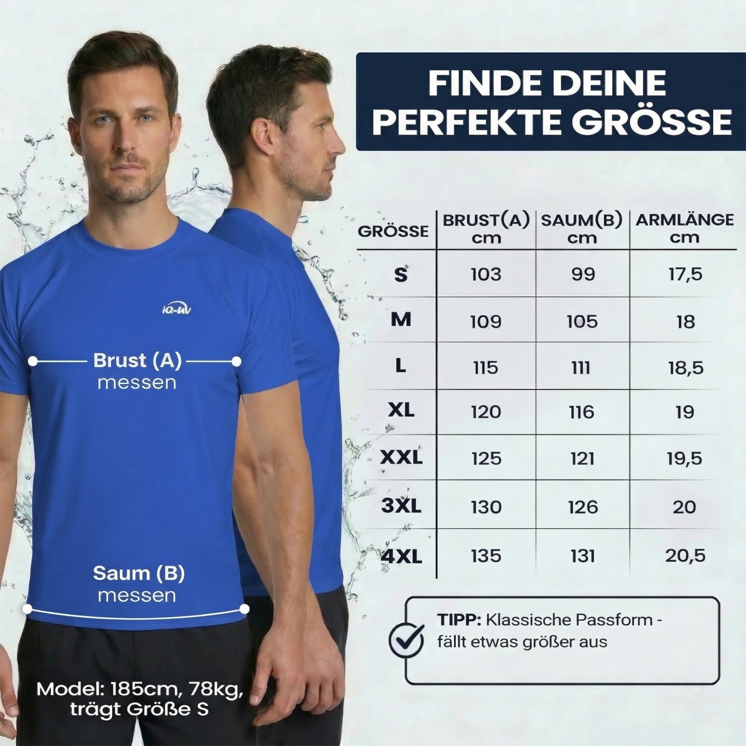 iQ-UV T-shirt UV Mężczyźni Iq-uv 300 Shirt