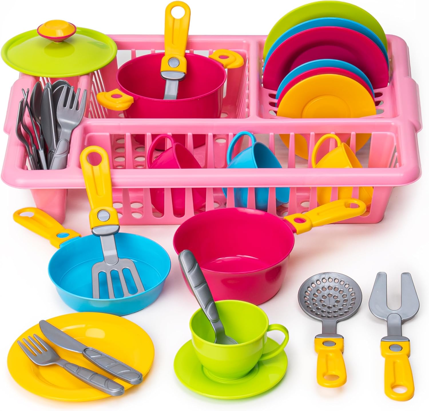 Play Dishes for Kids Kitchen Pretend Play Kitchen Dishes