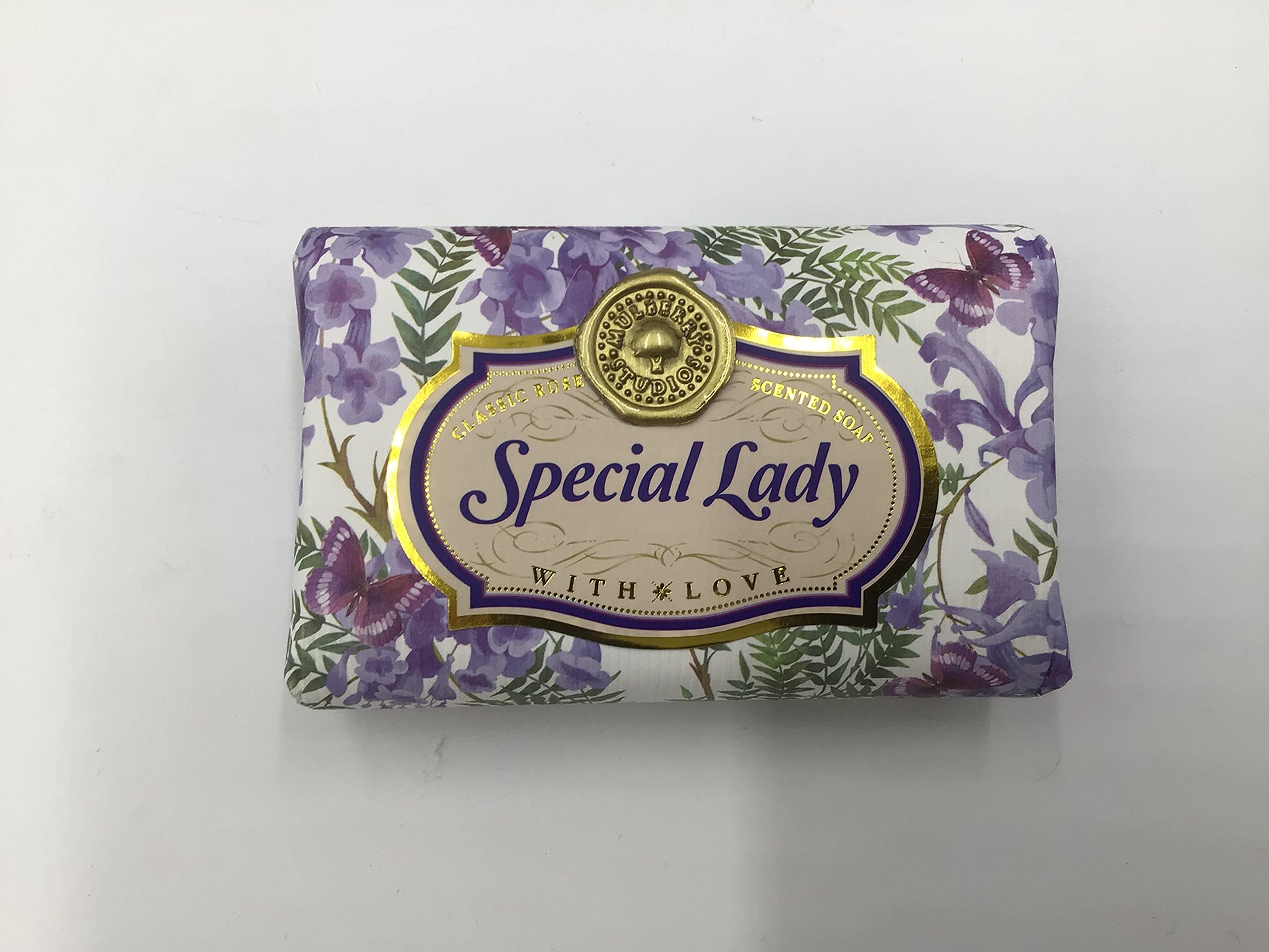 Special Lady - Gift Soap Bar For Her Birthday Rose Scent Mum Grandmother Cleanser Lather Present Girl