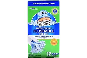 Scrubbing Bubbles Toilet Refills Flushable 12 Ct: Freshen Your Toilet with Convenience