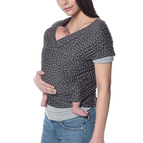 Ergobaby Aura - Portabebés para recién nacidos a niños pequeños (7-25 libras), color gris brillante