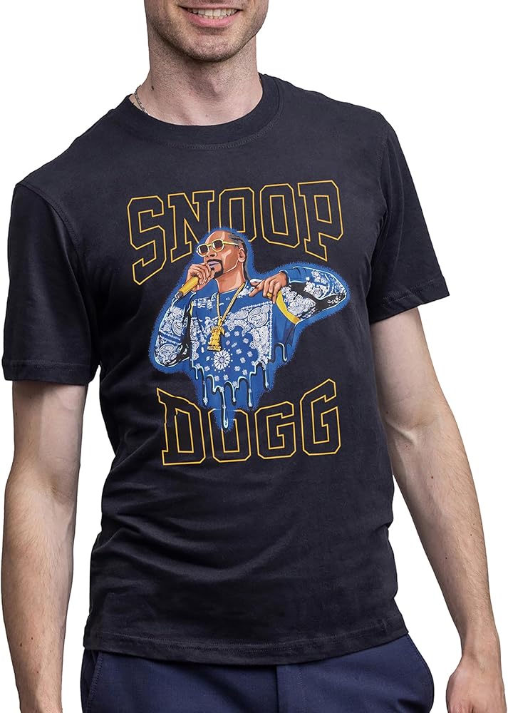Dogg Supply Men's Snoop Dogg Graphic Tee Super Soft T-Shirt, Black