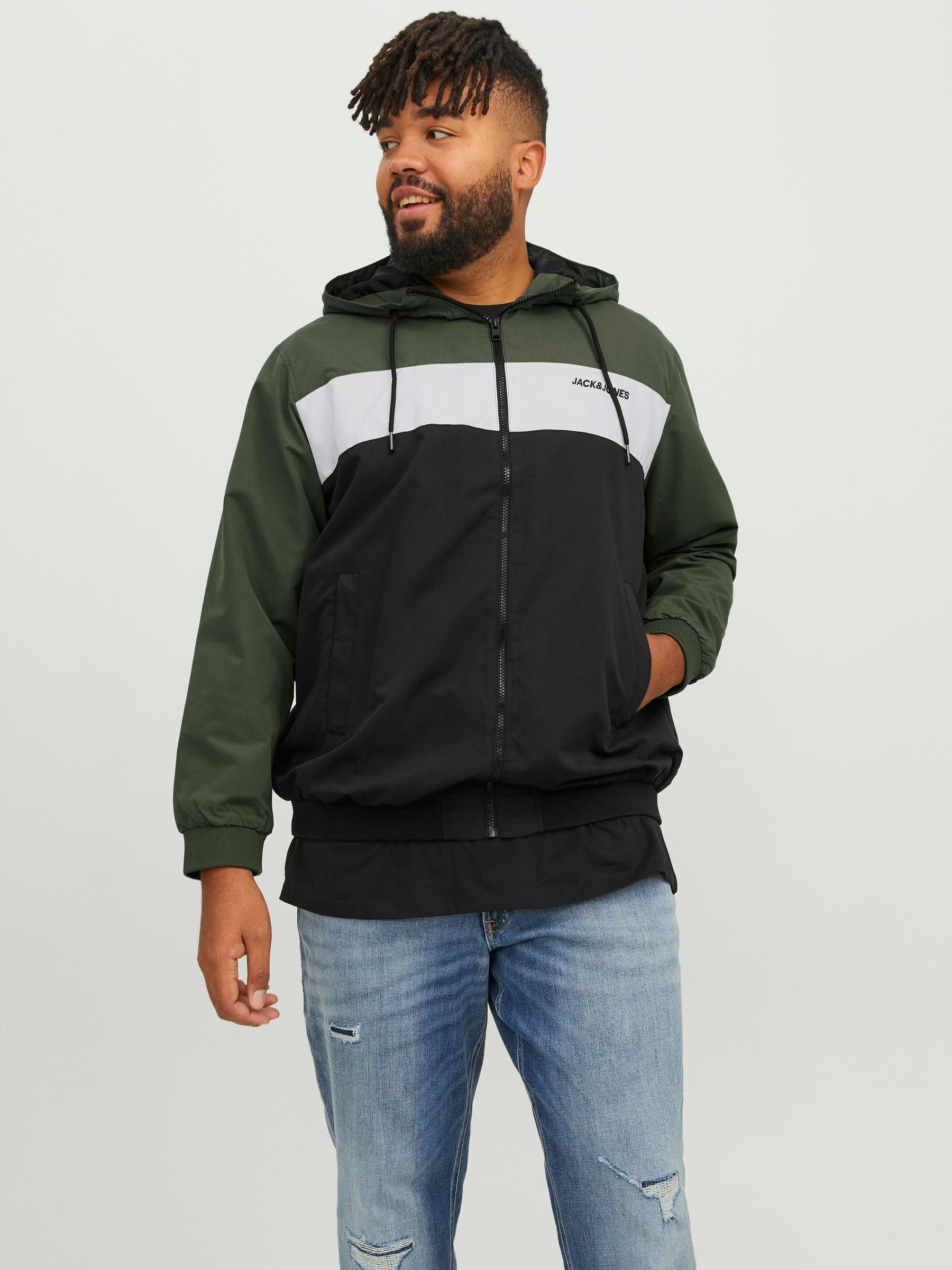 JACK & JONES Male Blousonjacke Plus Size Blousonjacke