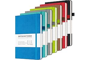 7-Pack Dotted Grid Journal: Premium Productivity Booster for Visionaries