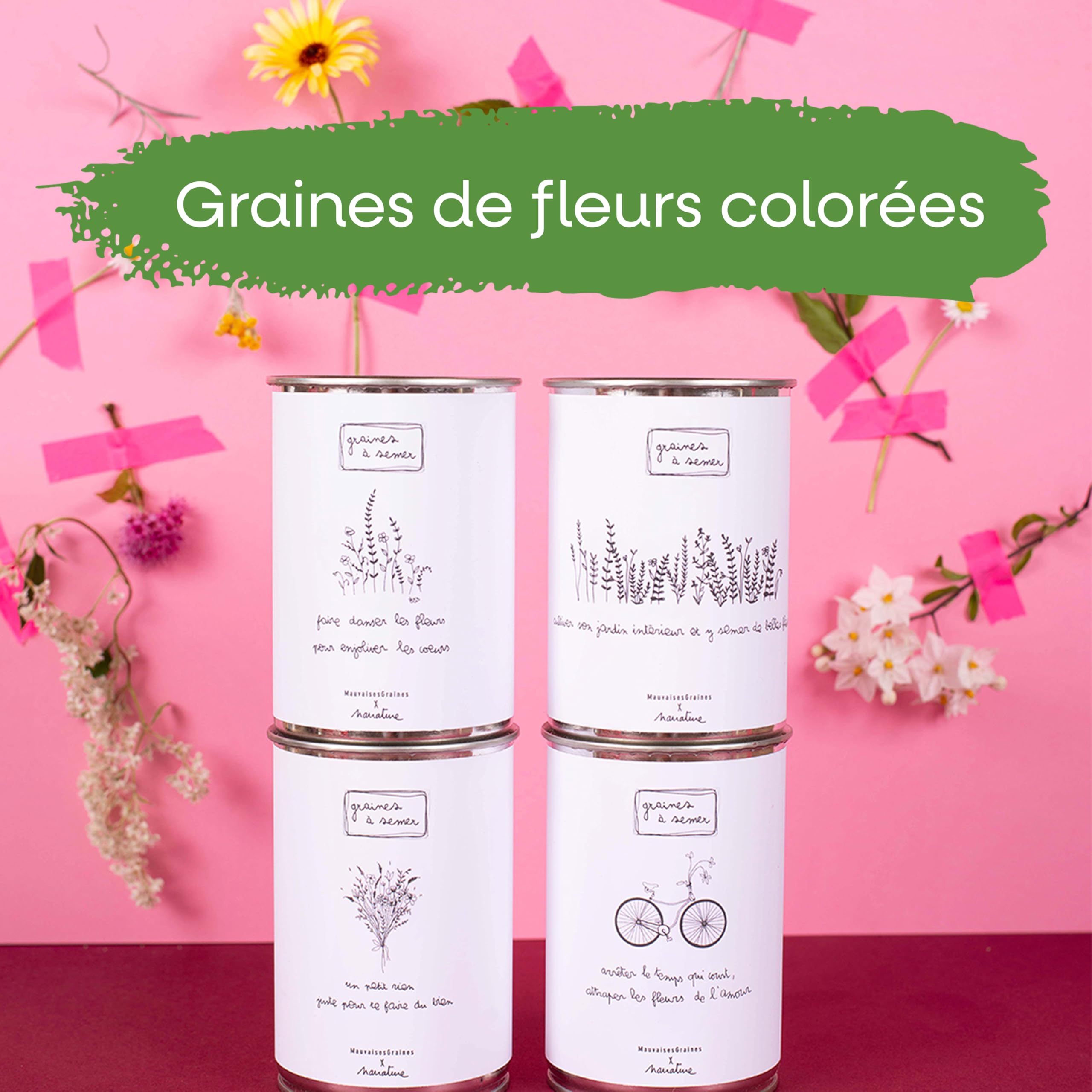 Mauvaises Graines – Idée Cadeau Anniversaire, Noël | Kit Plantes Insolites Made in France et Écologique | Coffret Cadeau Homme Femme Original Utile pour Déco Maison et Potager Intérieur Durable