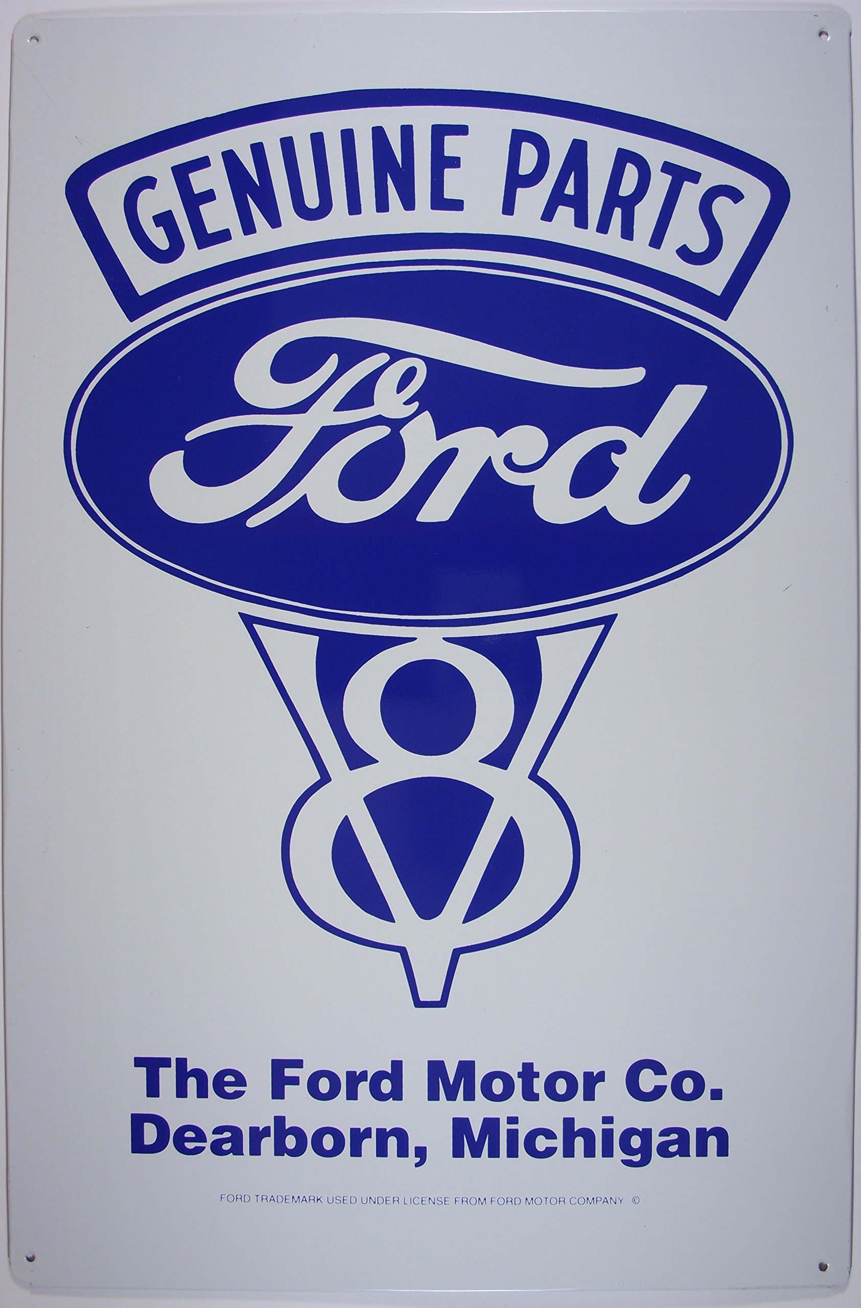Amazon.com: Ford V8 Genuine Parts Retro Vintage Tin Sign : Home