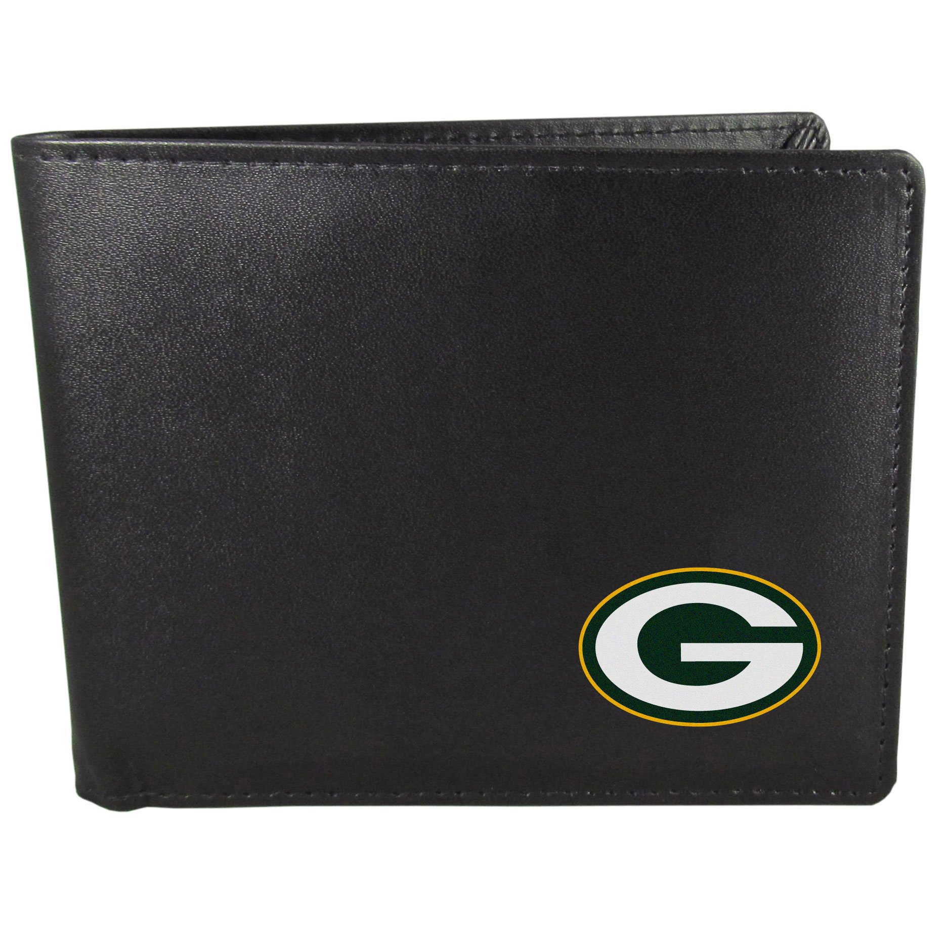 Siskiyou NFL Sports Mens Green Bay Packers Bi-fold Wallet One Size Black