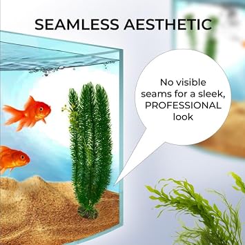 Skywin Acrylic Aquarium Tank Corner | Small Aquarium for Real Fish Clear Seamless Corner Aquarium for Small Fish Shrimp and Plants