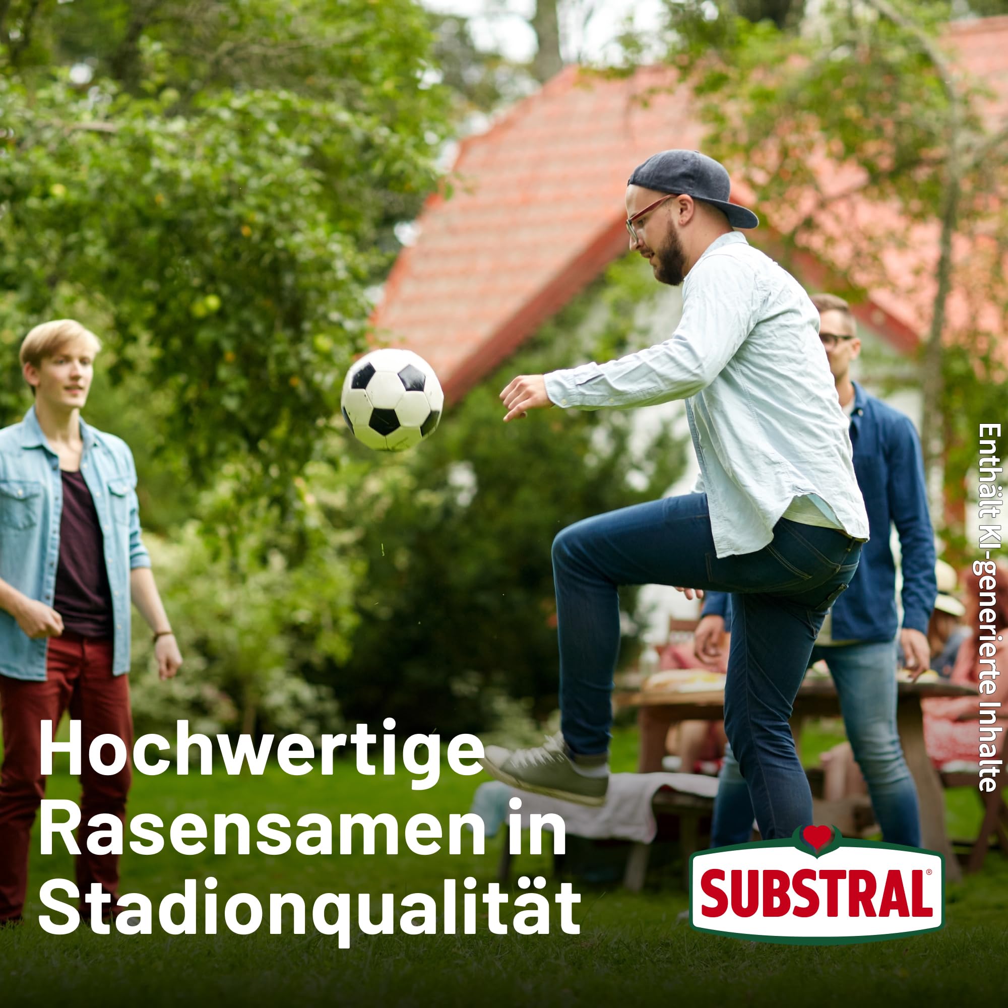 Substral Sport und Spiel Rasensamen 5kg schnell keimend für 250 m²