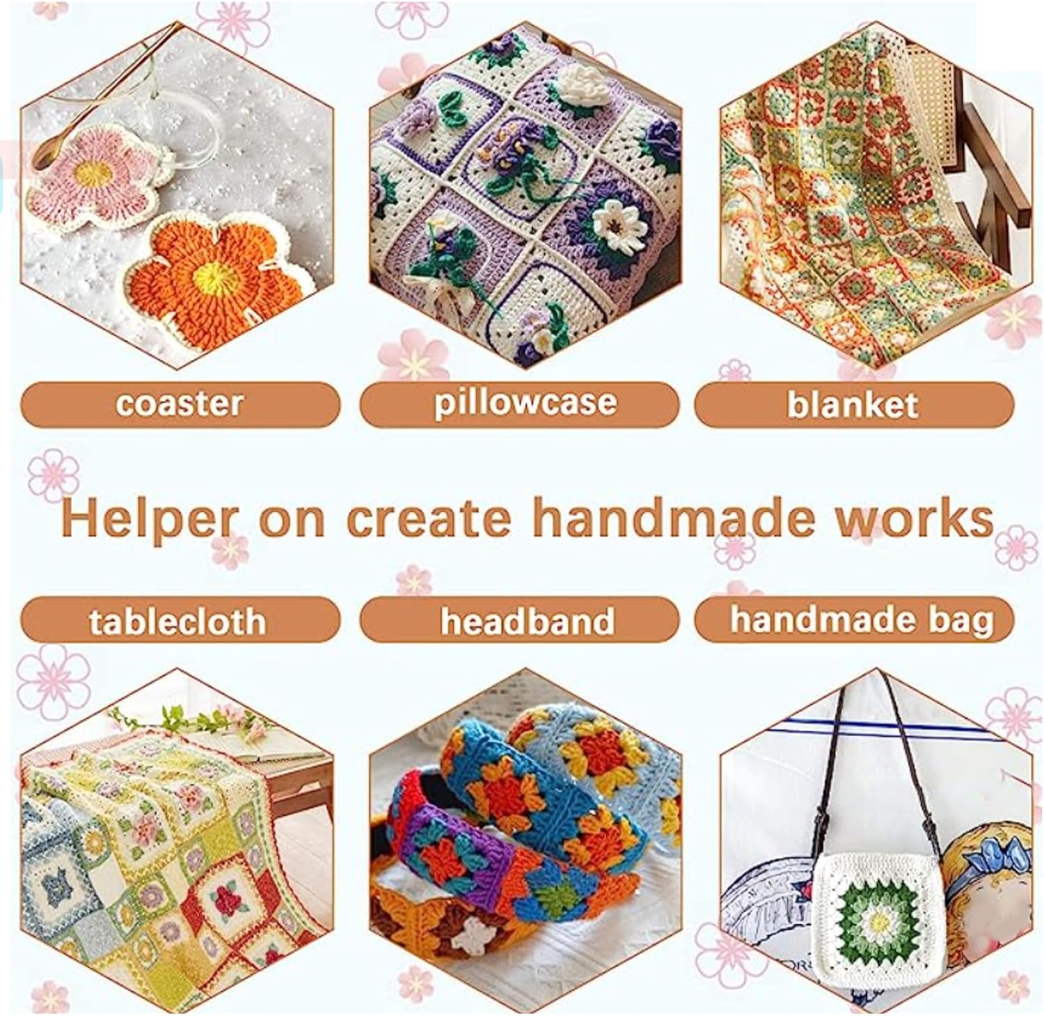 plplaaoo Knitting Blocking Mats Crochet Blocking Boards Interlocking Foam Blocking Mat Set with Precise Grid Lines for Knitting Crocheting Projects Brick Red 9 Pcs