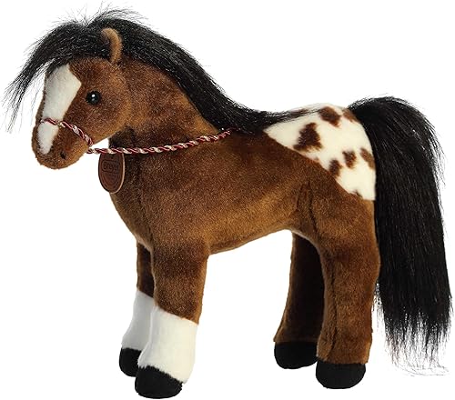 Aurora Exquisito animal de peluche Breyer Showstoppers Appaloosa - Detalles realistas - Juego imaginativo - Marrón 13 pulgadas