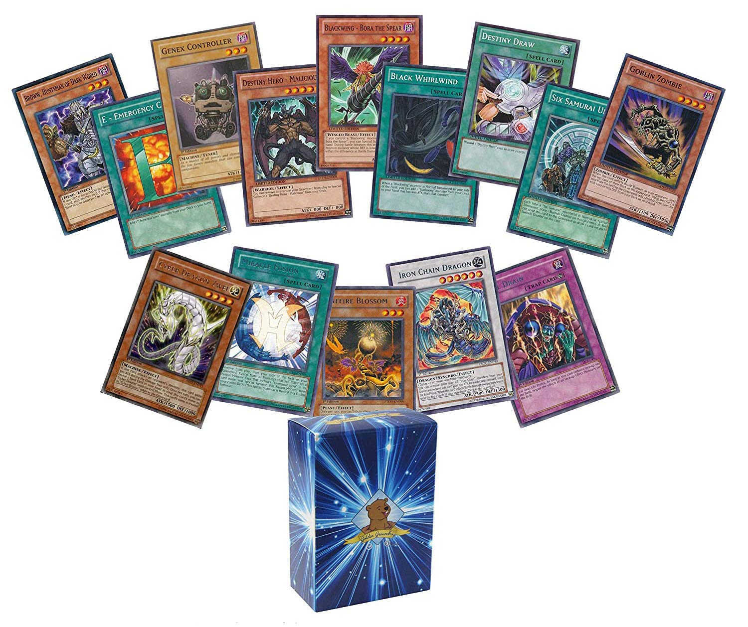 Buy Golden Groundhog Yugioh 100 Card Lot 5 Rares Yugioh Cards TCG