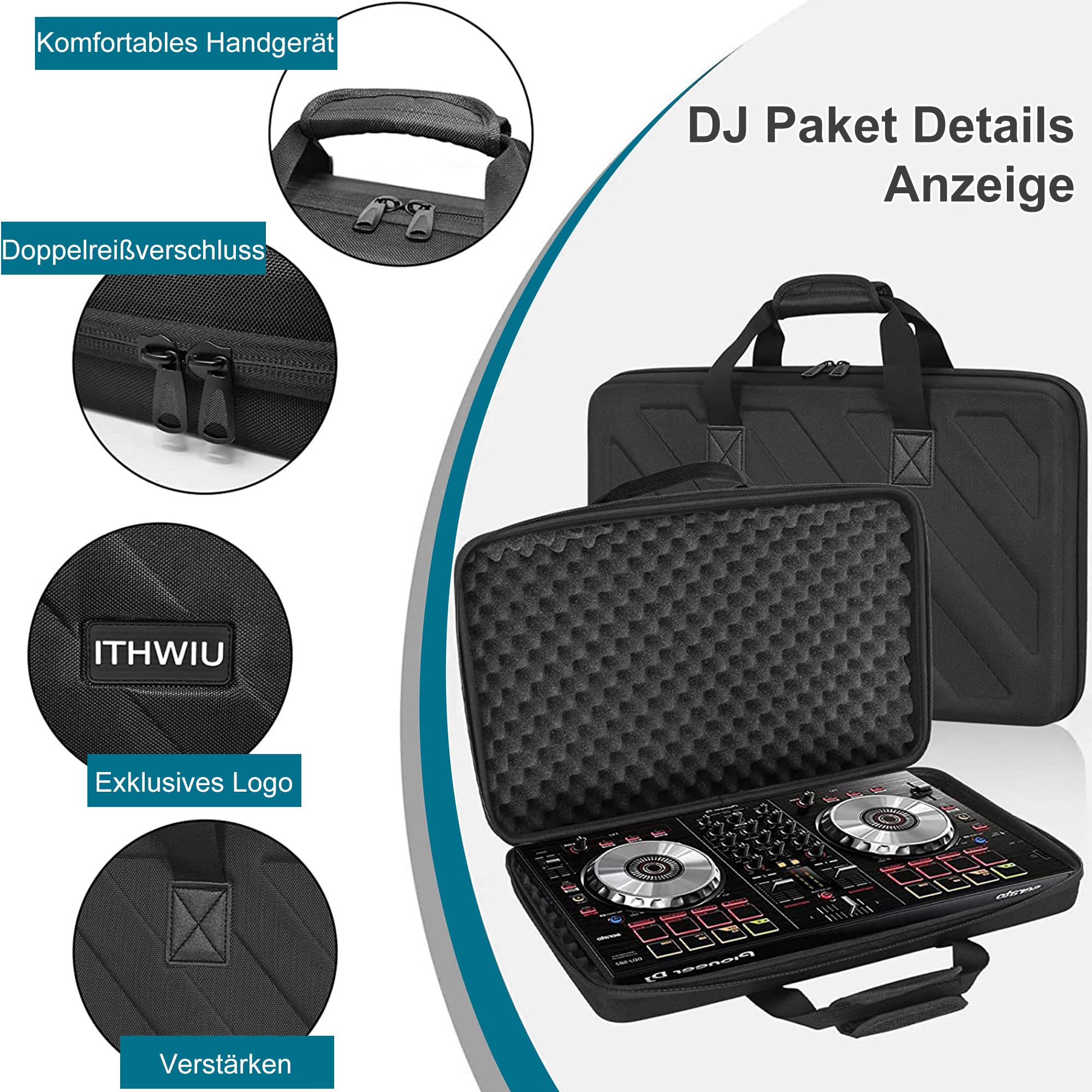 Borsa per Pioneer, Nero , L