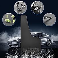 Vista 44 de Universal Mud Flaps Fits Most SUVs/MPVs, Not Full-Size SUVs- Standard Size 4-Piece Soft Glue Fenders Splash Guards Set, Heavy Duty Flexible