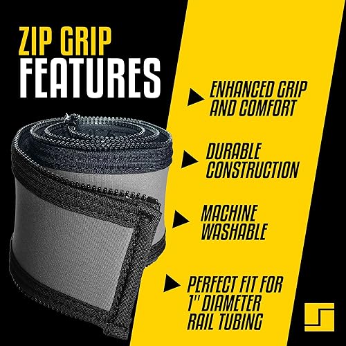 Miniatura 2 de Stromberg Carlson AM-ZIP22C Lend-A-Hand - Empuñadura con cremallera, 22 pulgadas, color carbón