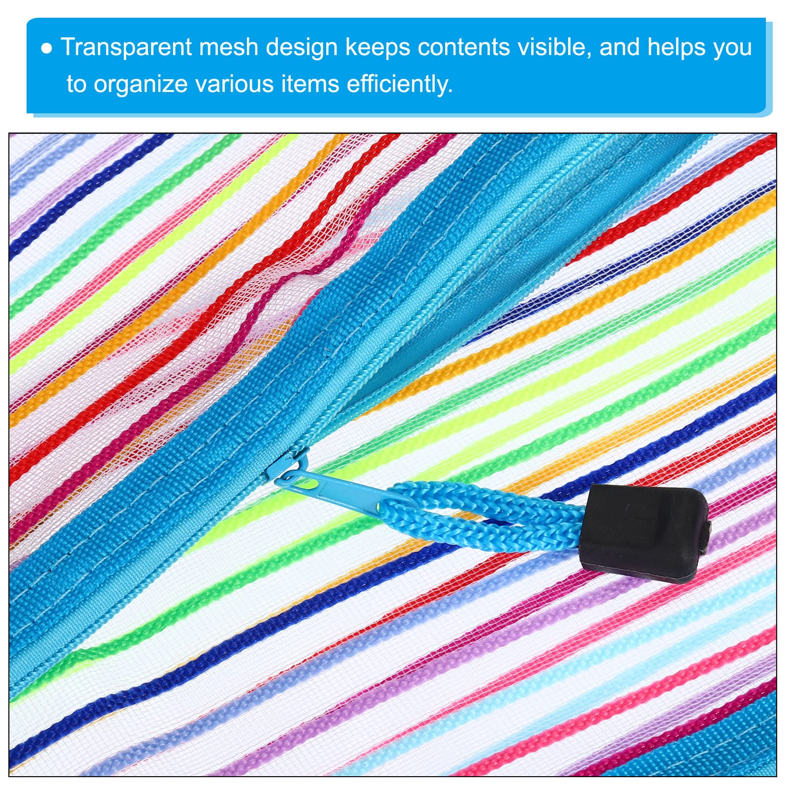 PATIKIL Mesh Zipper Pouch - Image 4