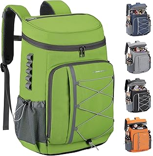 Maelstrom Mochila térmica leve com isolamento térmico 30 latas Cooler Bag Cooler à prova de vazamento - Verde