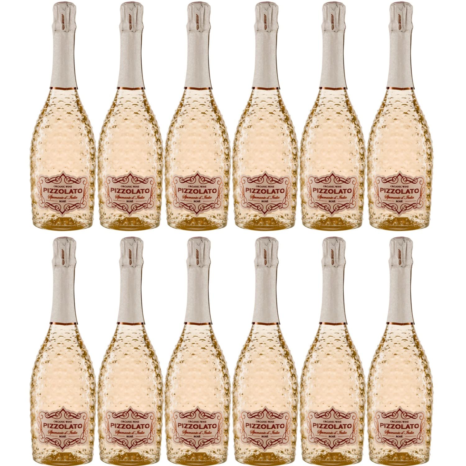 Pizzolato Rosé Spumante Extra Dry M-USE Schaumwein Italien Ink FeinWert E-Book (12 x 0,75l)