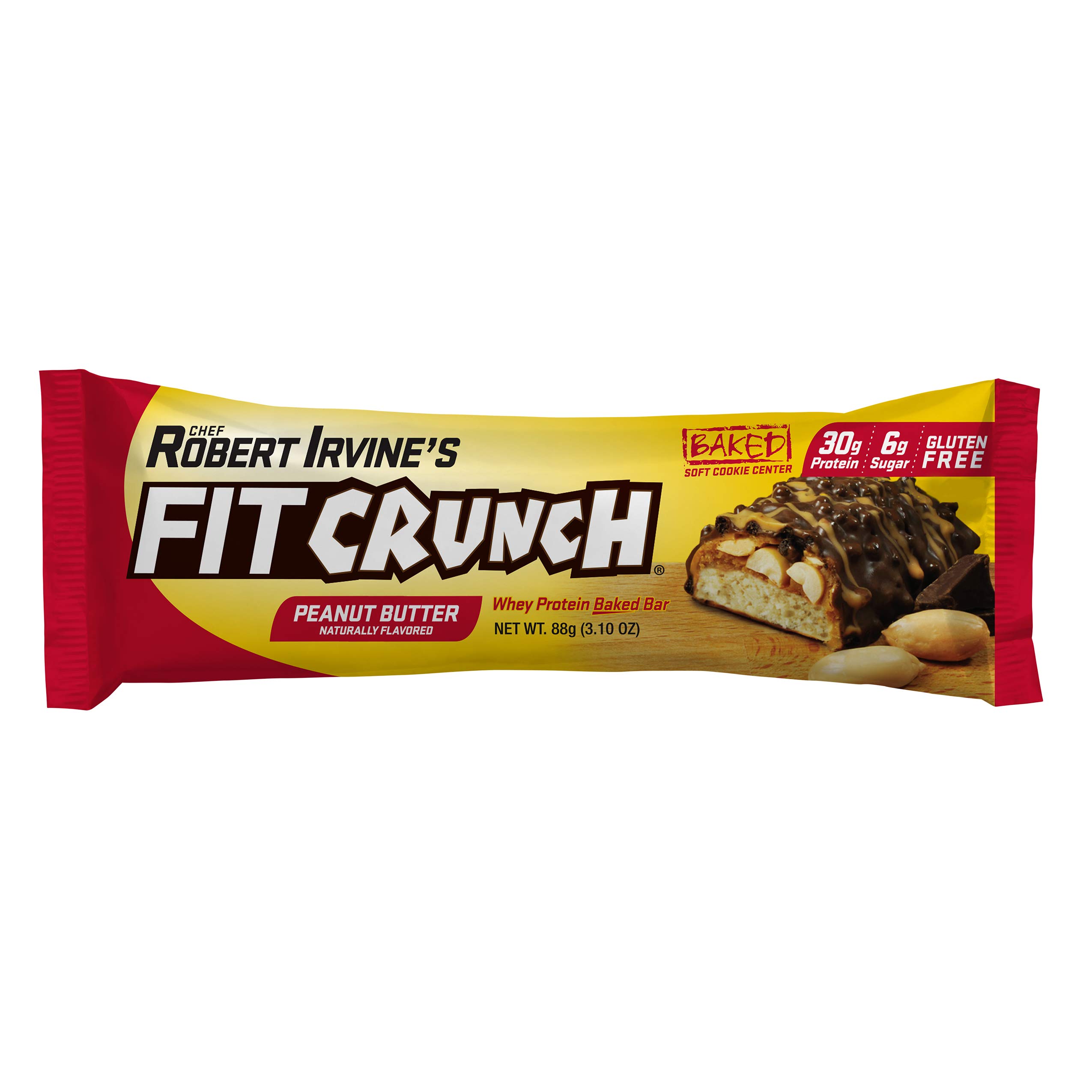 FITCRUNCH Protein Bars, Designed by Robert Irvine, Protein Bar, Gluten