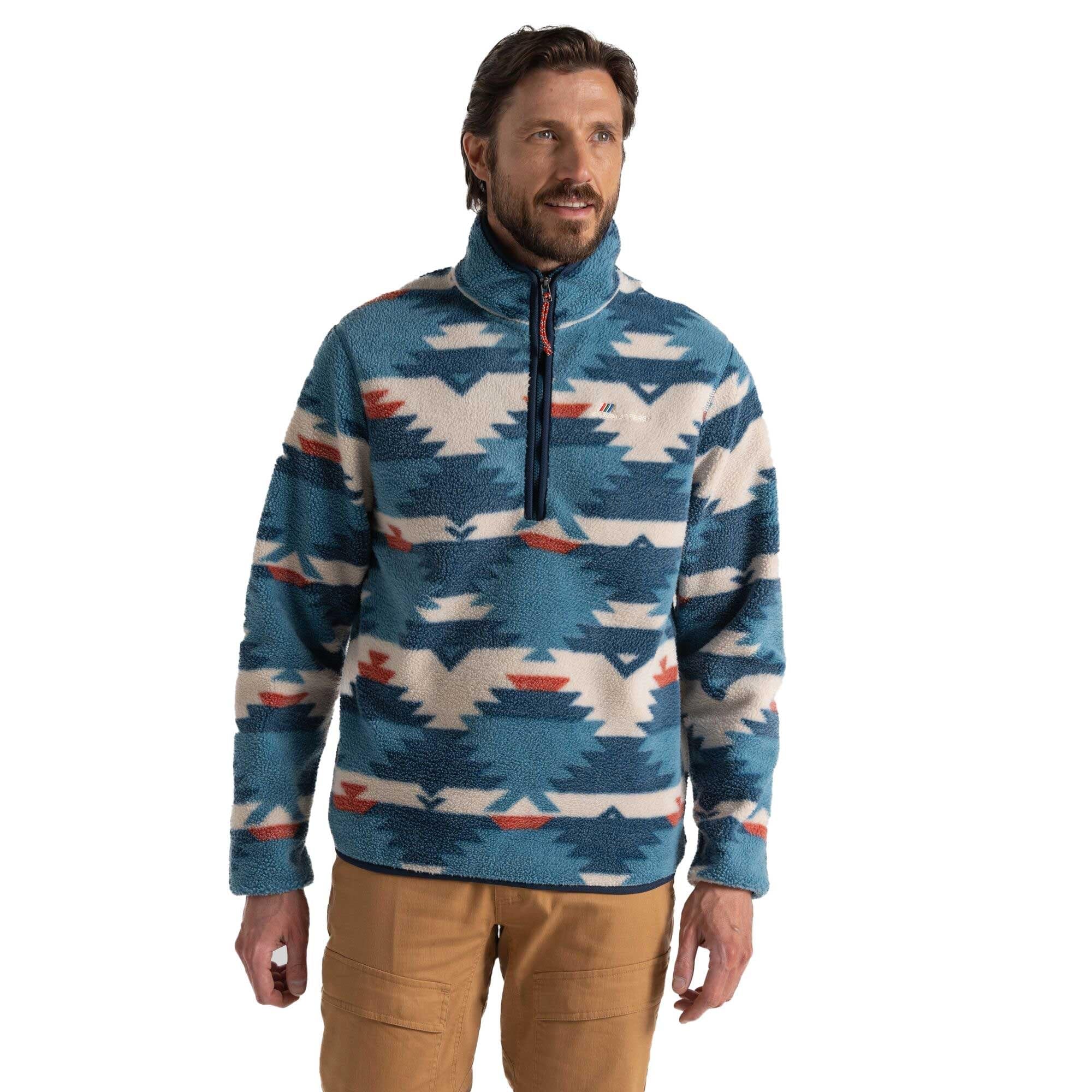 Craghoppers Mens Tatton Half Zip Fleece XL Brisk Blue
