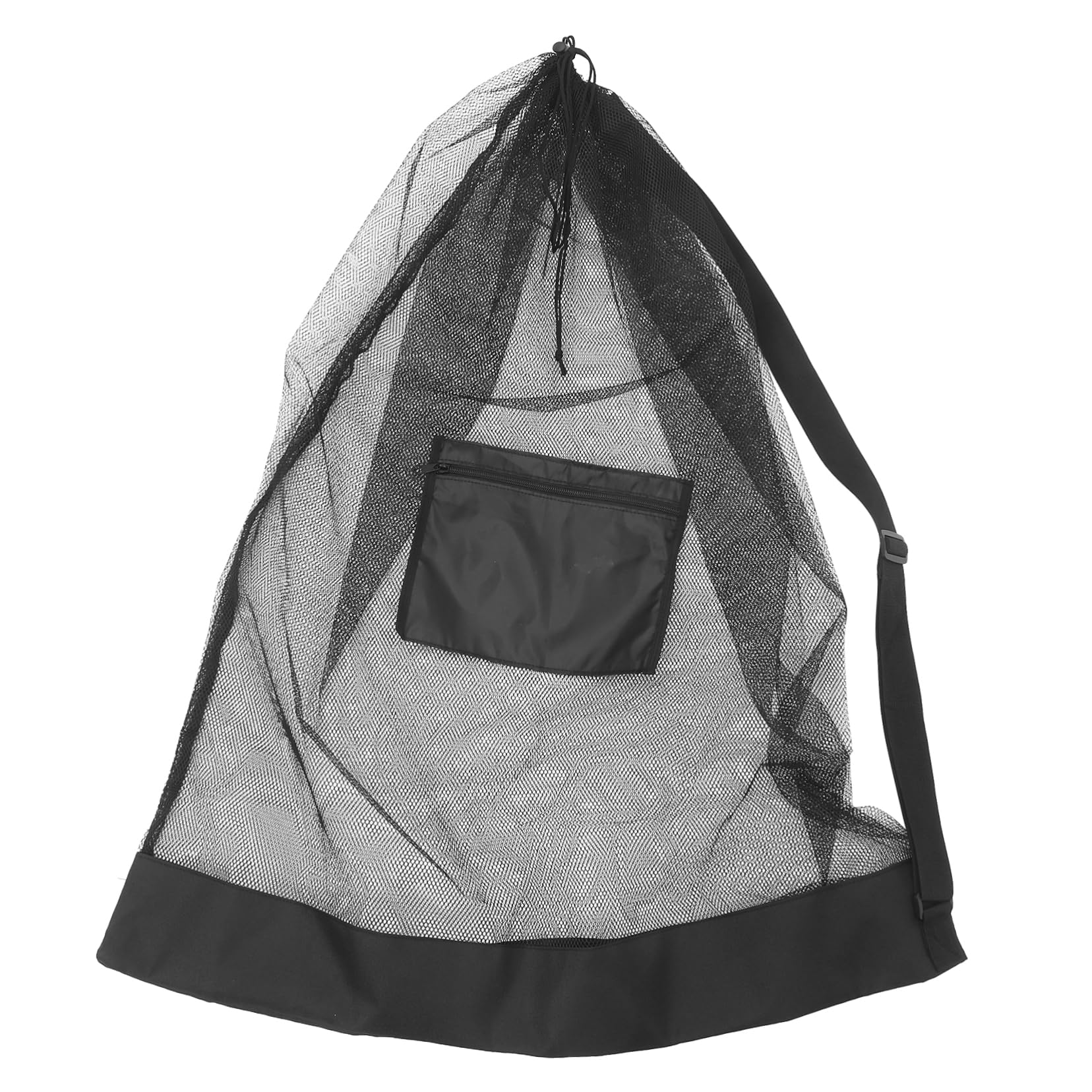 GALPADA Large Mesh Drawstring Ball Bag Portable Sports Carrying Bag for Basketball Soccer Volleyball for School and Team Use