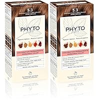 Phyto Color Kit 5.3 Castano Chiaro Dorato Colorazione Permanente senza Ammoniaca