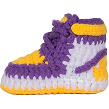 Diaper Book Club Baby Sneakers Crochet Hypebeast Shoes for Toddler Sneakerheads, Soft Booties for Boys & Girls, Designer Kids Fashion, Breathable & Comfortable Childrens Kicks