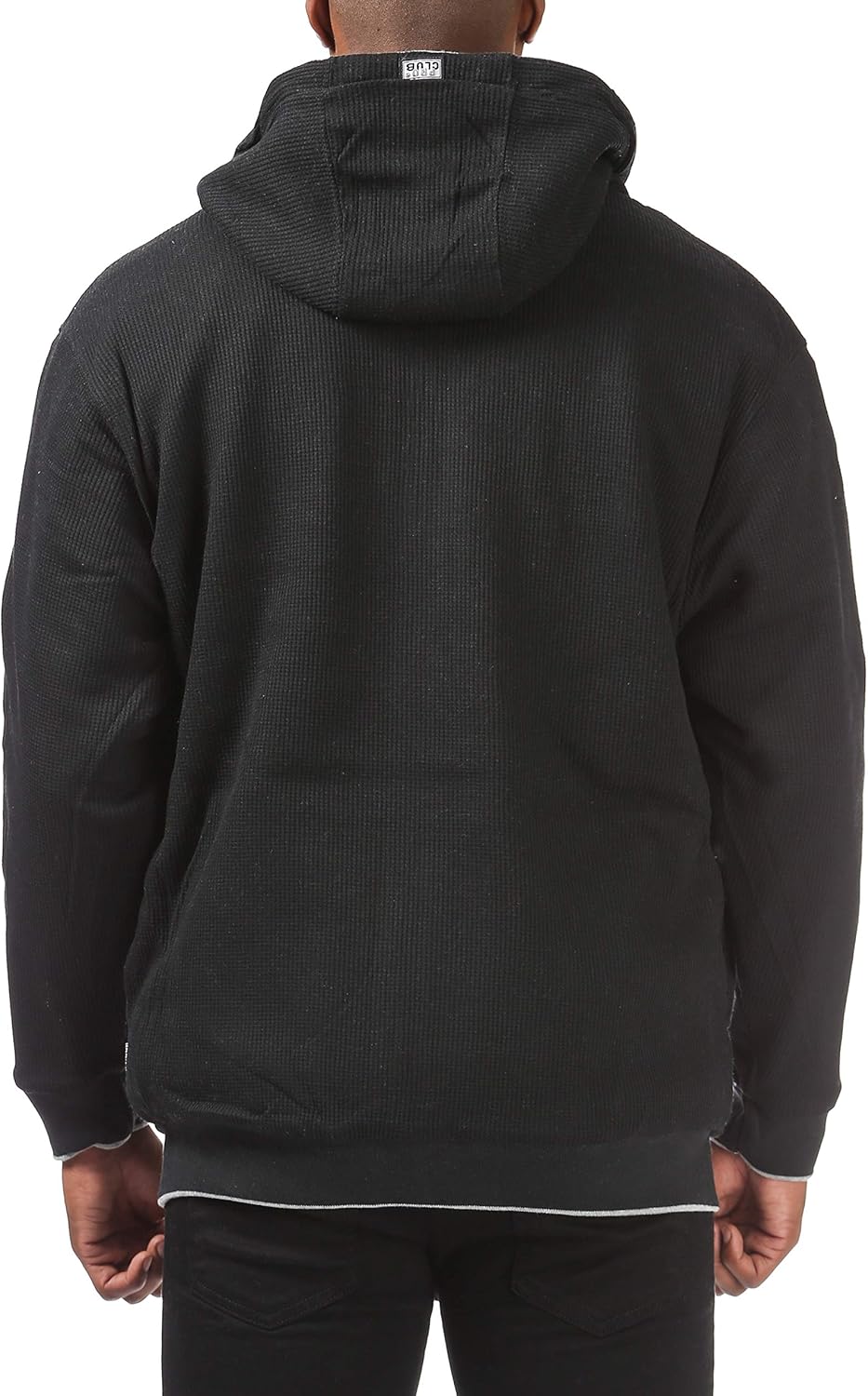 Pro Club Men's Full Zip Reversible Fleece and Thermal Hoodie - Image 5