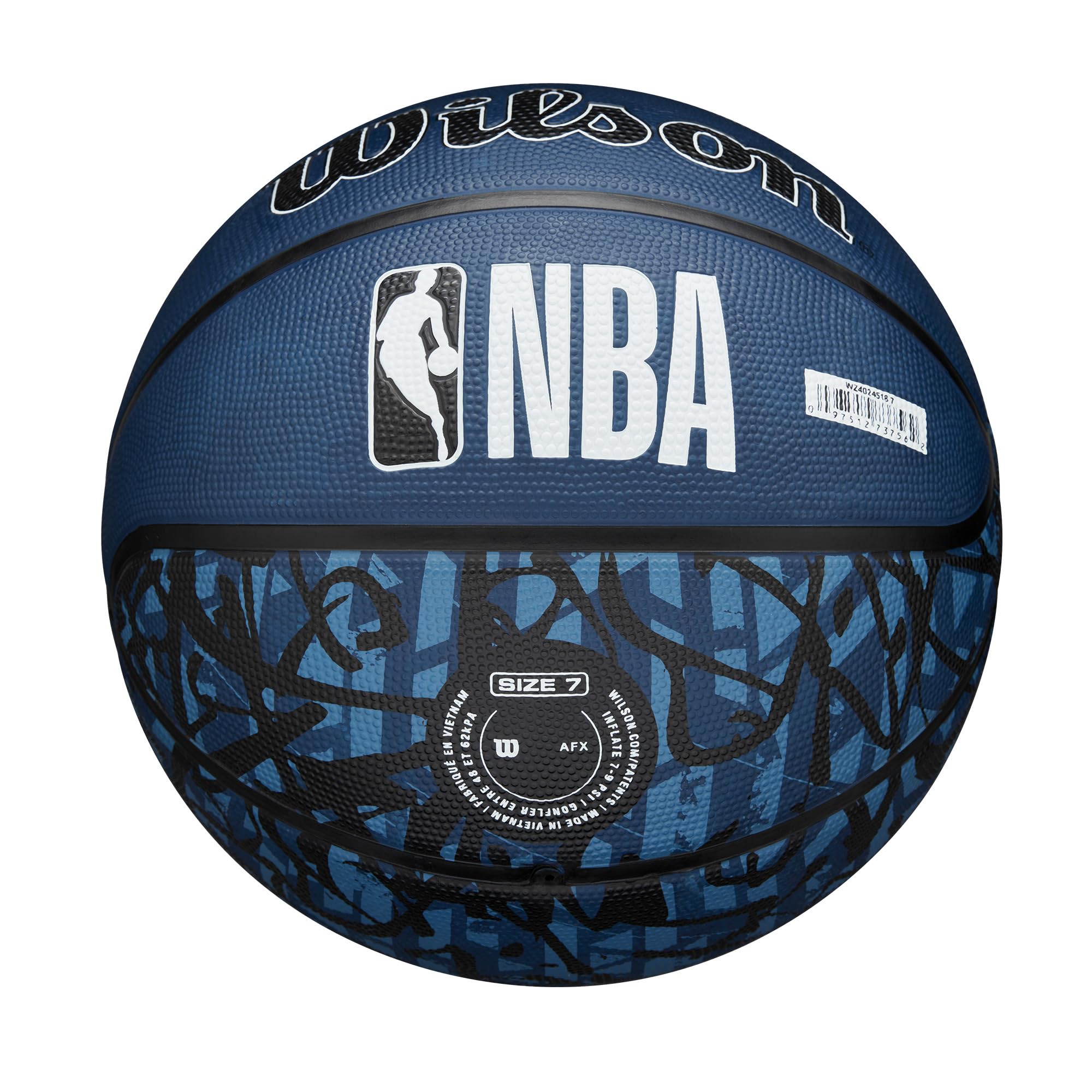 WILSON NBA Team Graffiti Basketball - Minnesota Timberwolves, Size