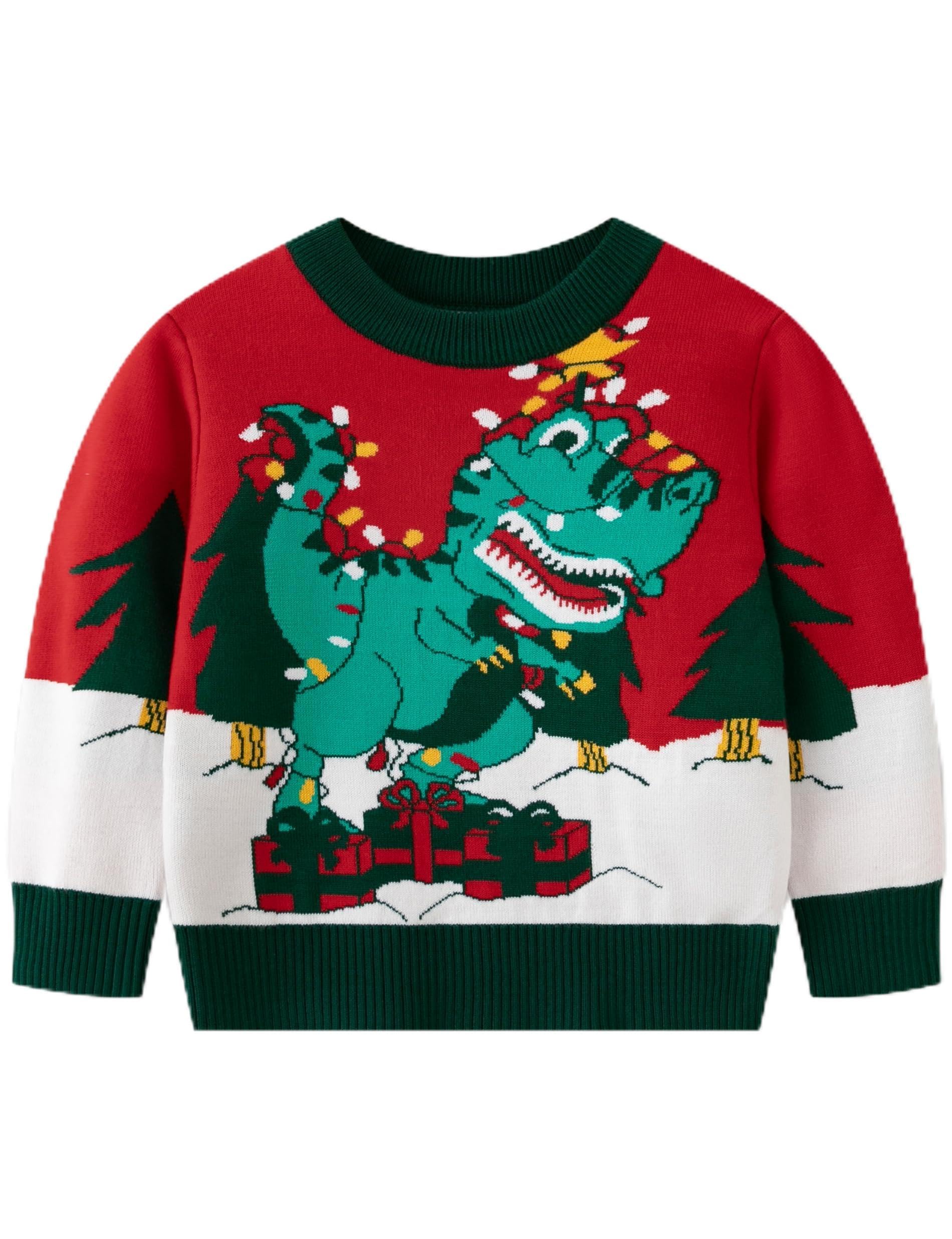Remimi Kids Christmas Sweater for Toddler Girls Boys Holiday Pullover Top
