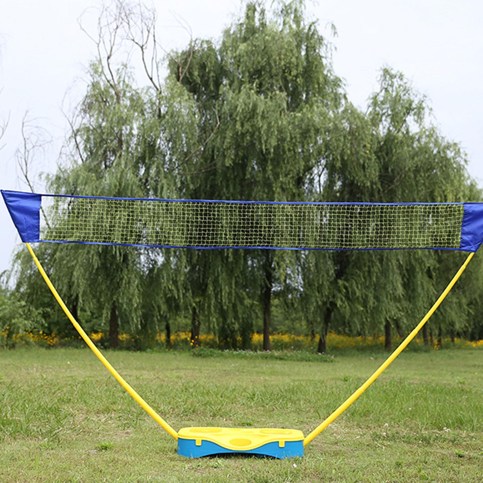 Portable Badminton Net, 9,8 Piedi di Tennis Portatile Rete Sportiva, Shuttlecocks Net Instant Istant Setup per il Cortile Divertimento Beach Park Picnic Games Outdoor