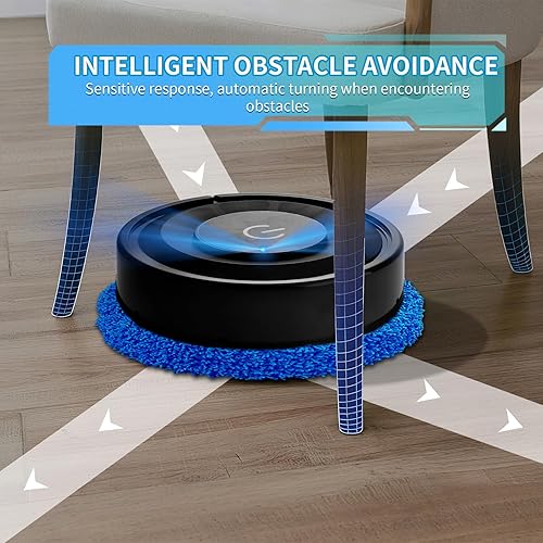 Miniatura 3 de Trapeador robot, trapeador robot, largo tiempo de funcionamiento, limpiador inteligente delgado y silencioso, barrido automático inalámbrico y
