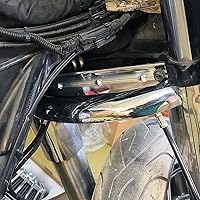 Vista 2 de HDBUBALUS Deflector de viento de triple árbol inferior de motocicleta apto para Harley Touring Electra Glide Road Glide Road King Street Glide