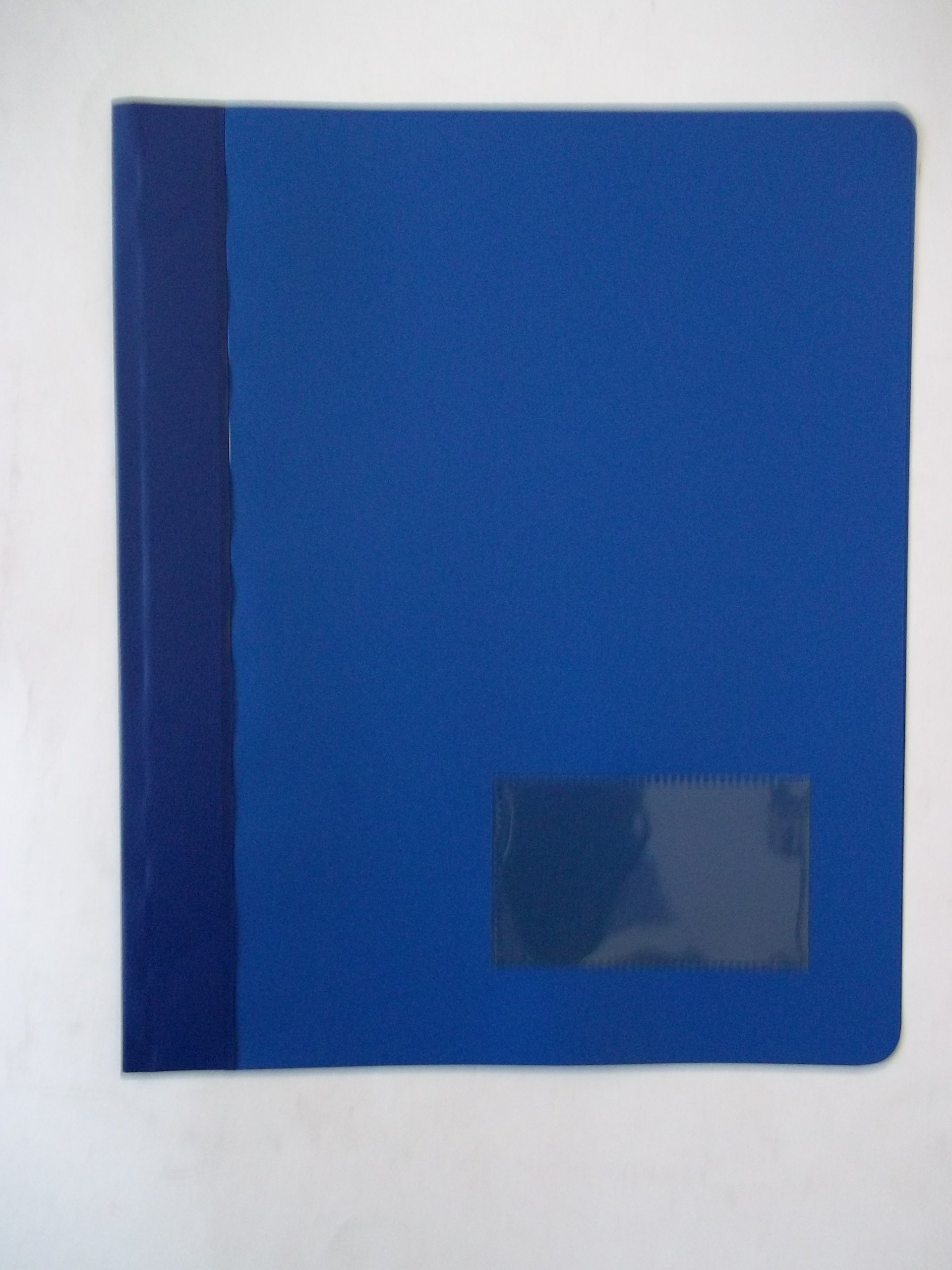 Photo 1 of Samsill 2251-2 The Report Binder Blue 1/2" Capacity 11" x 8 1/2" Sheets With Fastener And Busines Card Holder Sold in Packages of 10