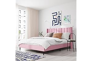 Amaze Your Bedroom with Our Pink Full Size Bed - Pure Elegance, Comfort, and Style