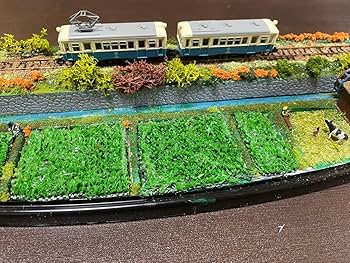 Amazon.co.jp: 鉄道ジオラマノスタルジックな田園風景 ジオラマ