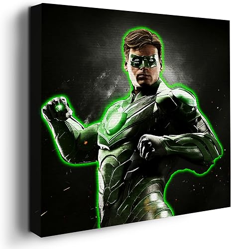 Miniatura 103 de Flassh by Mavis Print: decoración de pared de 18 x 24 pulgadas de DC Comics | Arte de pared impreso en HD y enmarcado de madera | Decoración de